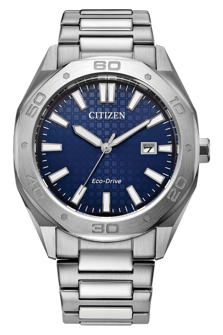 Sport Casual Odyn Bracelet Watch, 41mm, Main, color, SILVER-TONE BLUE