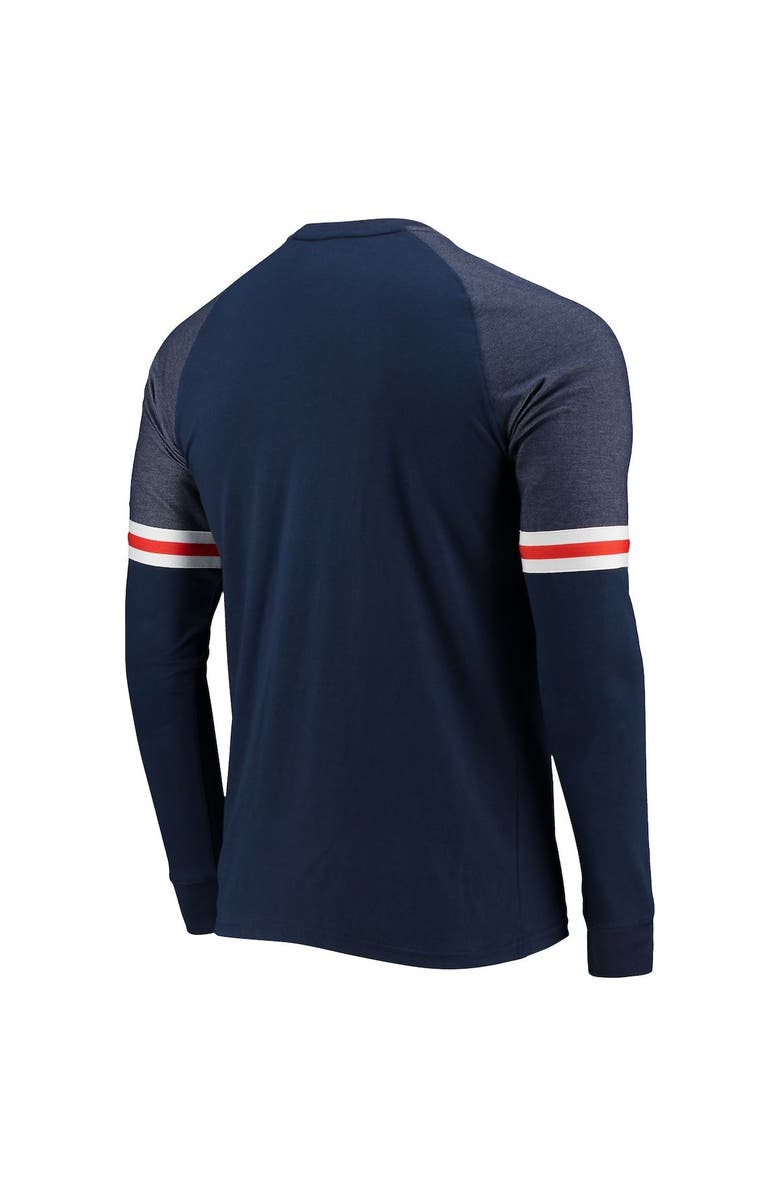 Under Armour Men's Under Armour Navy Auburn Tigers Game Day Sleeve Stripe Raglan Long Sleeve T-Shirt, Alternate, color, 
