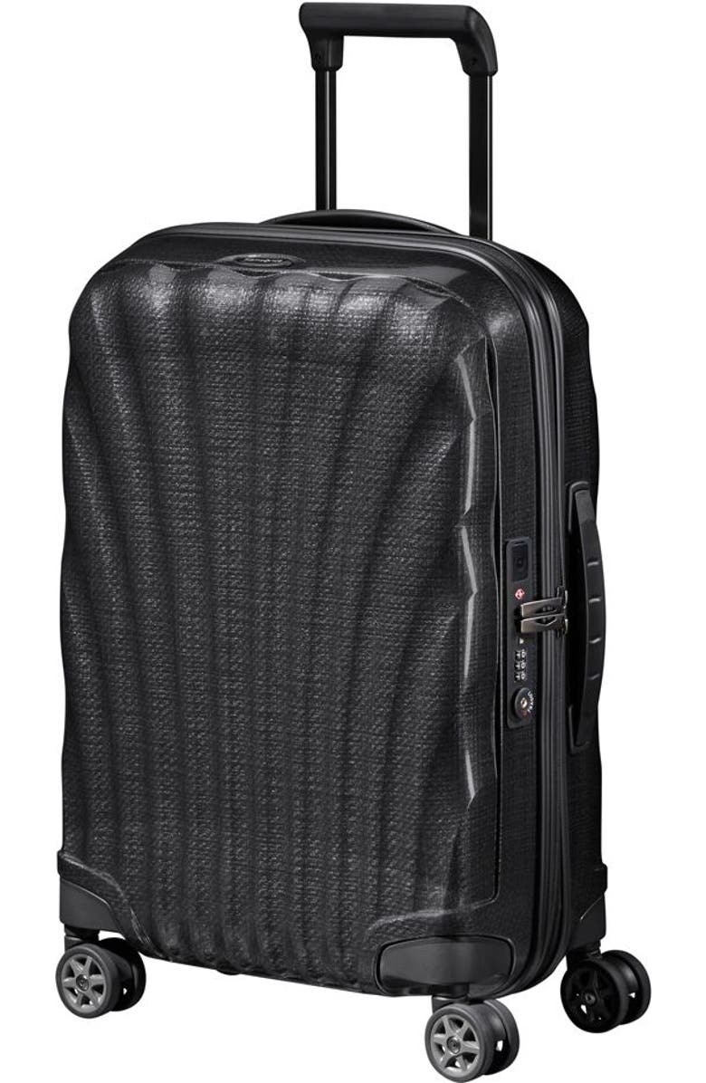 Samsonite C-LITE Hardside Carry-On Spinner Luggage, Main, color, Black