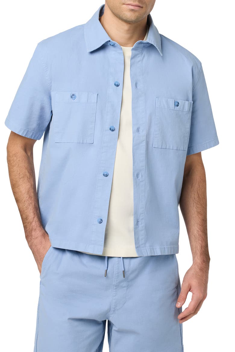 Cotton Camp Shirt, Main, color, ENDLESS SKY