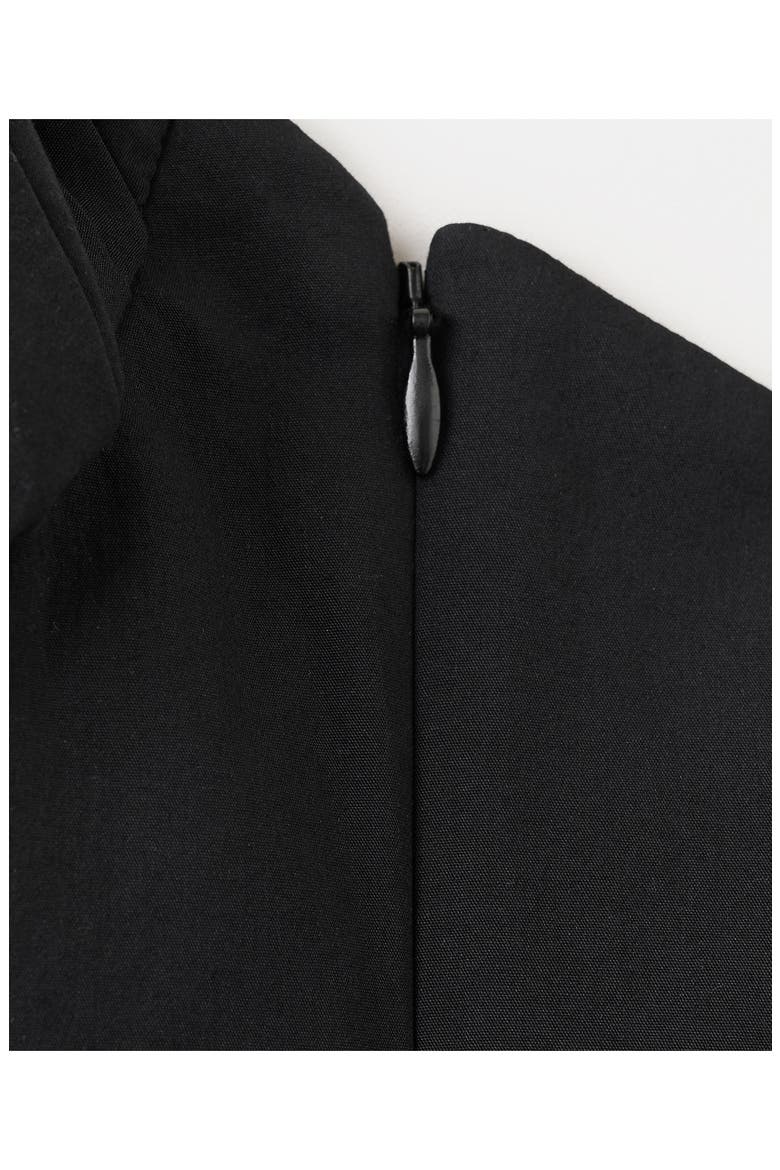 Starring Hailey Bieber Bambi Halter Neck Minidress, Alternate, color, BLACK