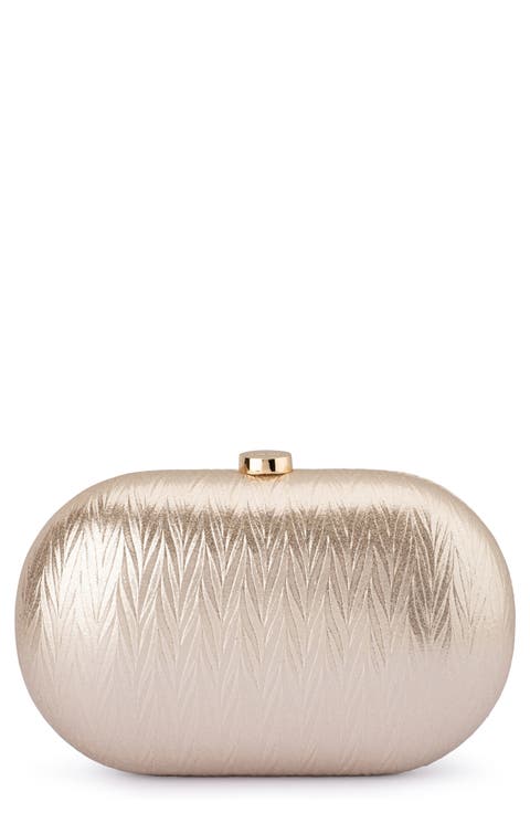 Izza Oval Frame Clutch