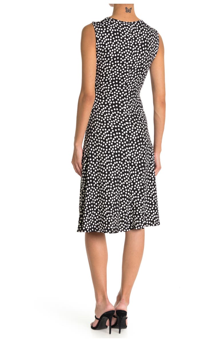 TASH AND SOPHIE Polka Dot Sleeveless Dress, Alternate, color, 