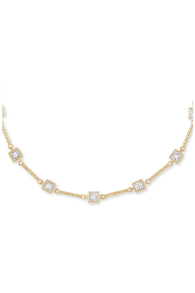 18K Gold Monaco Natural Diamond Station Bracelet (Online Trunk Show), Alternate, color, 18K YELLOW GOLD