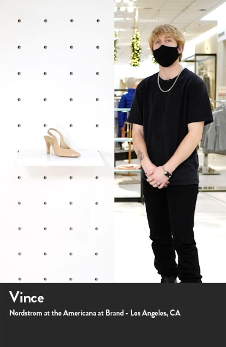 Faith Pointed Toe Slingback Pump, sales video thumbnail