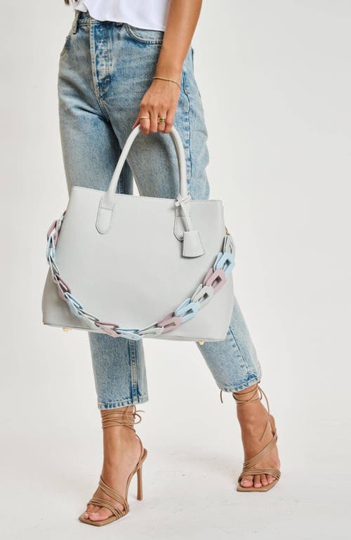 Moda Luxe Regalina Satchel In Dove Grey