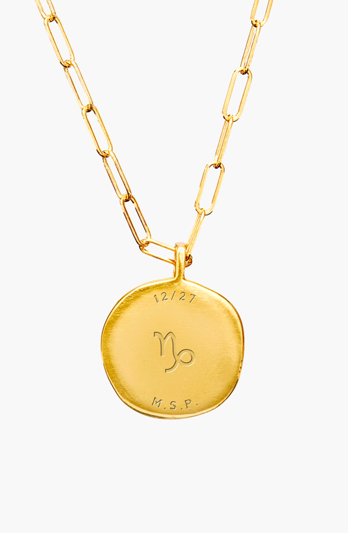 Birthdate Co. The October Birthdate Gold Pendant
