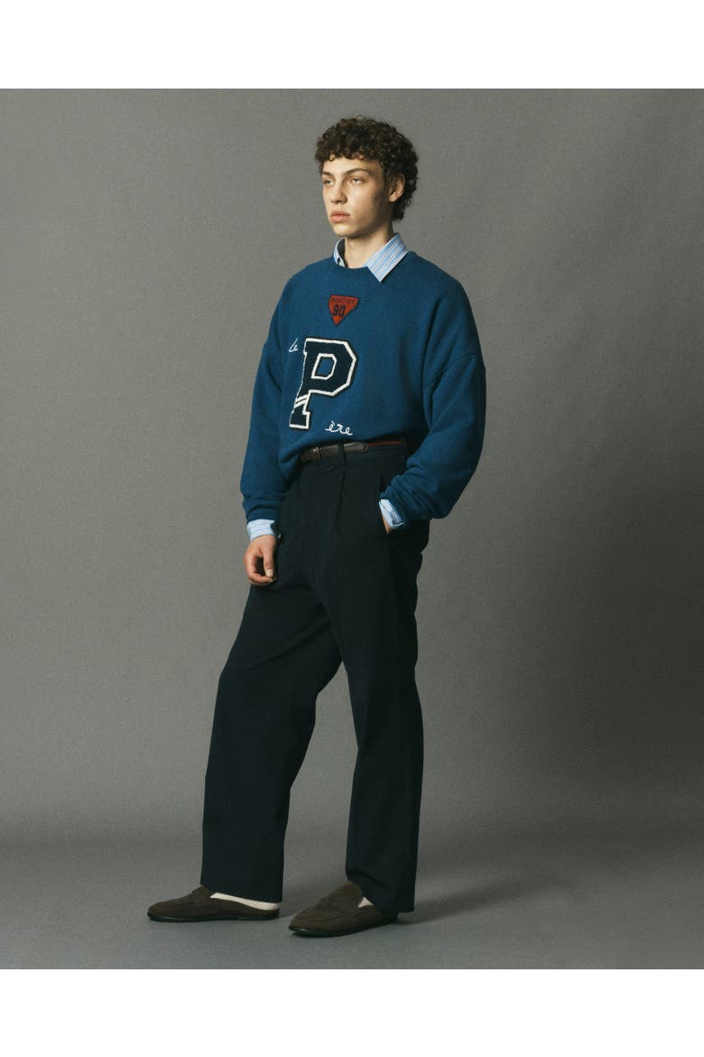 le P Sweatshirt, Alternate, color, Varsity Blue