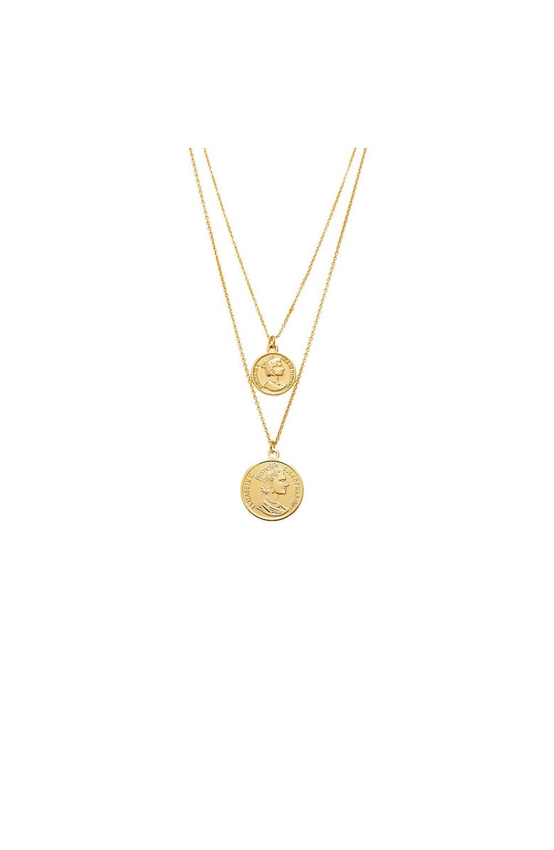 BY ADINA EDEN Lira Coin Pendant Necklace, Alternate, color, 