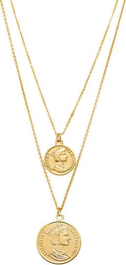 Lira Coin Pendant Necklace