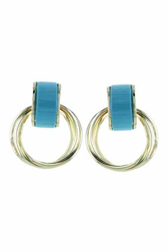 Gatto Cat's Eye Hoop Earrings