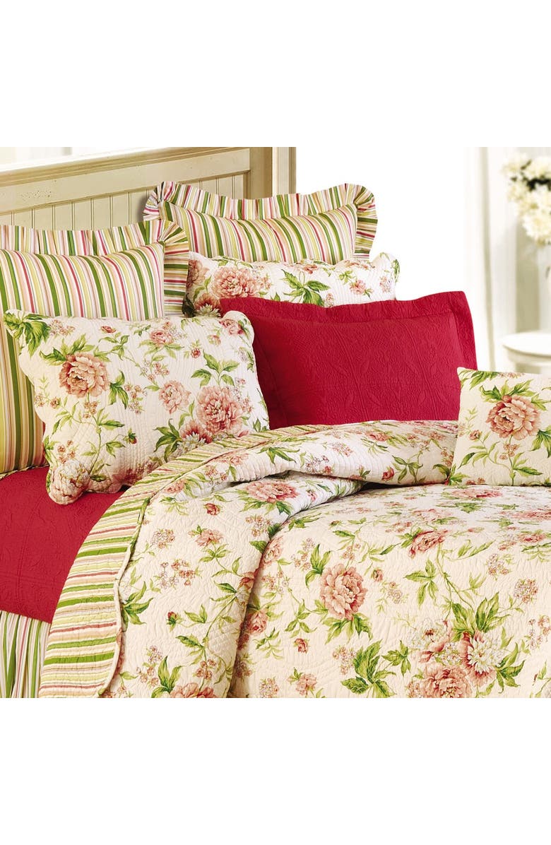 C&F Home Pink Brianna Quilt, Alternate, color, Pink