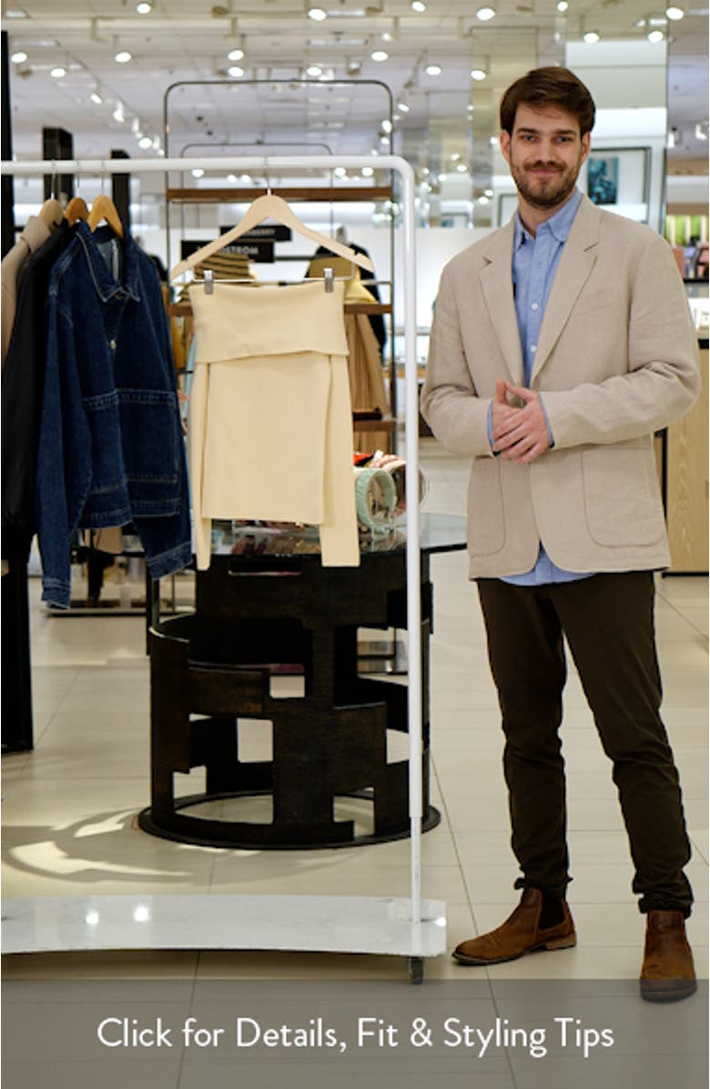 Folded Off the Shoulder Rib Top, sales video thumbnail