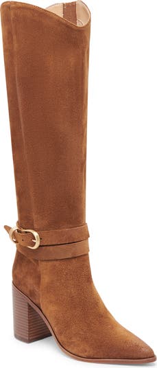 Tyrone Pointed Toe Knee High Boot