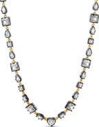 SHYMI Multi Shape Mixed Metal Necklace
