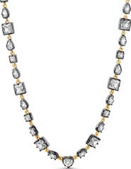 SHYMI Multi Shape Mixed Metal Necklace