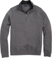 Scott Barber Pima Cotton Interlock Quarter Zip Pullover