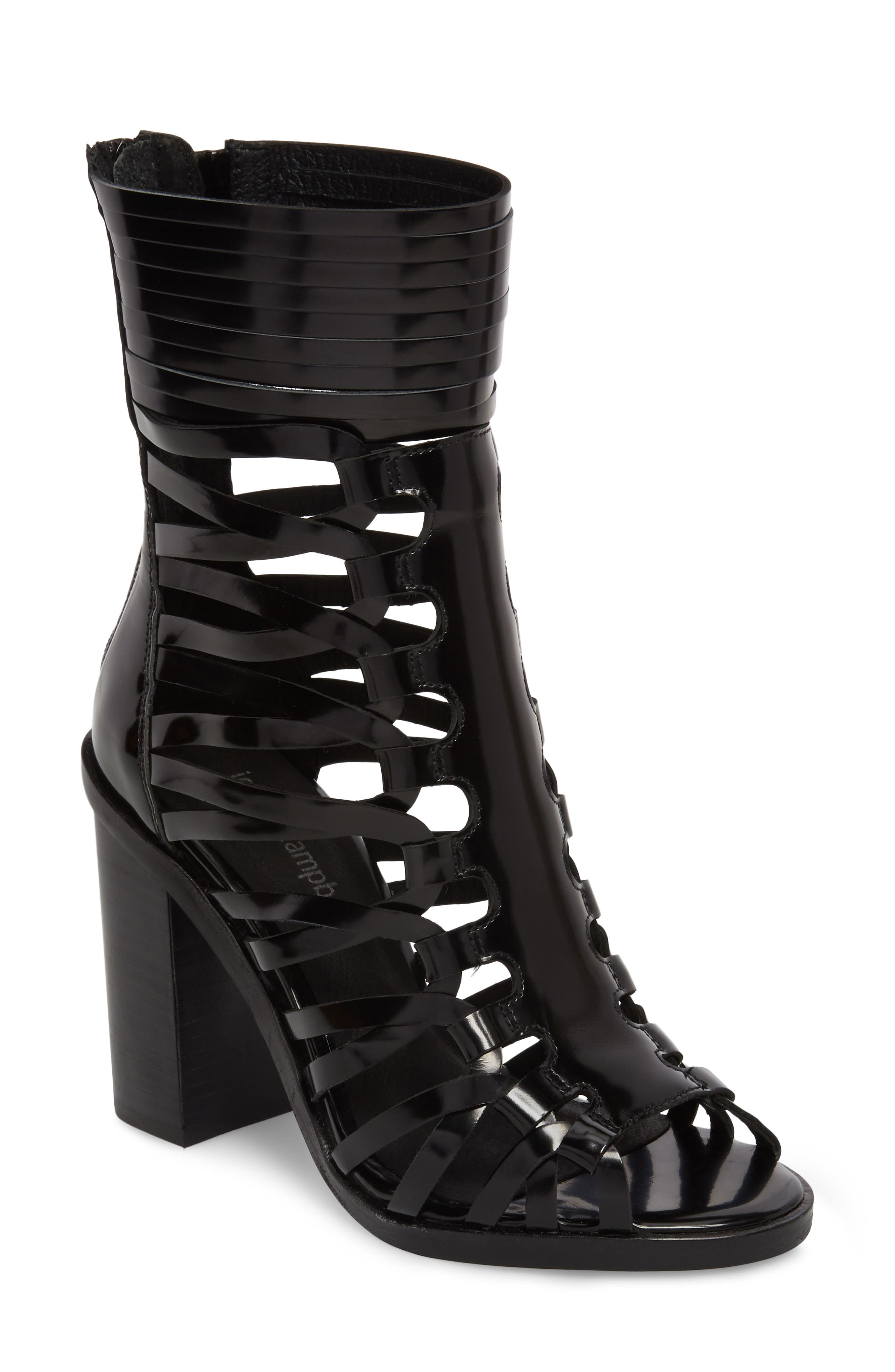 Jeffrey Campbell Deportivo Strappy Bootie, Main, color, 
