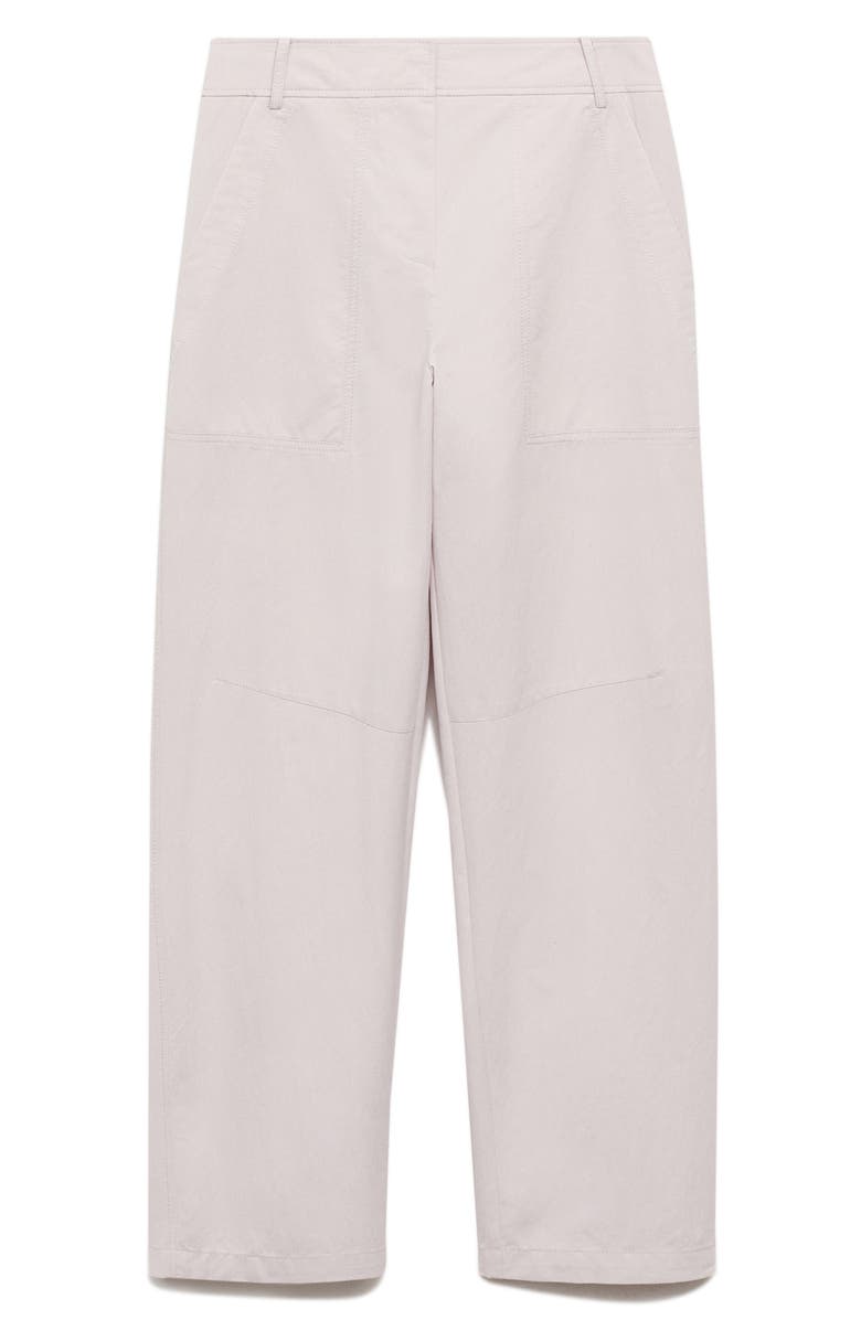 MANGO Amalia Straight Leg Pants, Alternate, color, Lilac