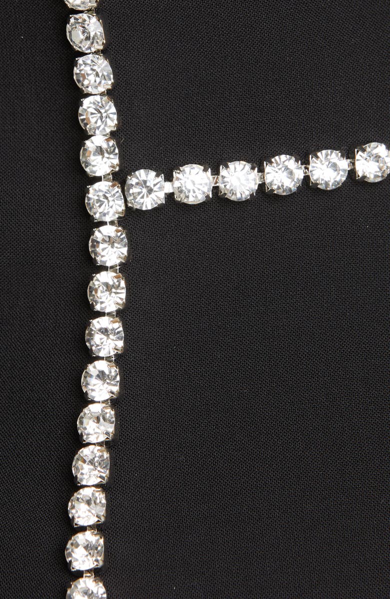 Area Crystal Stitched Cutout Corset, Alternate, color,