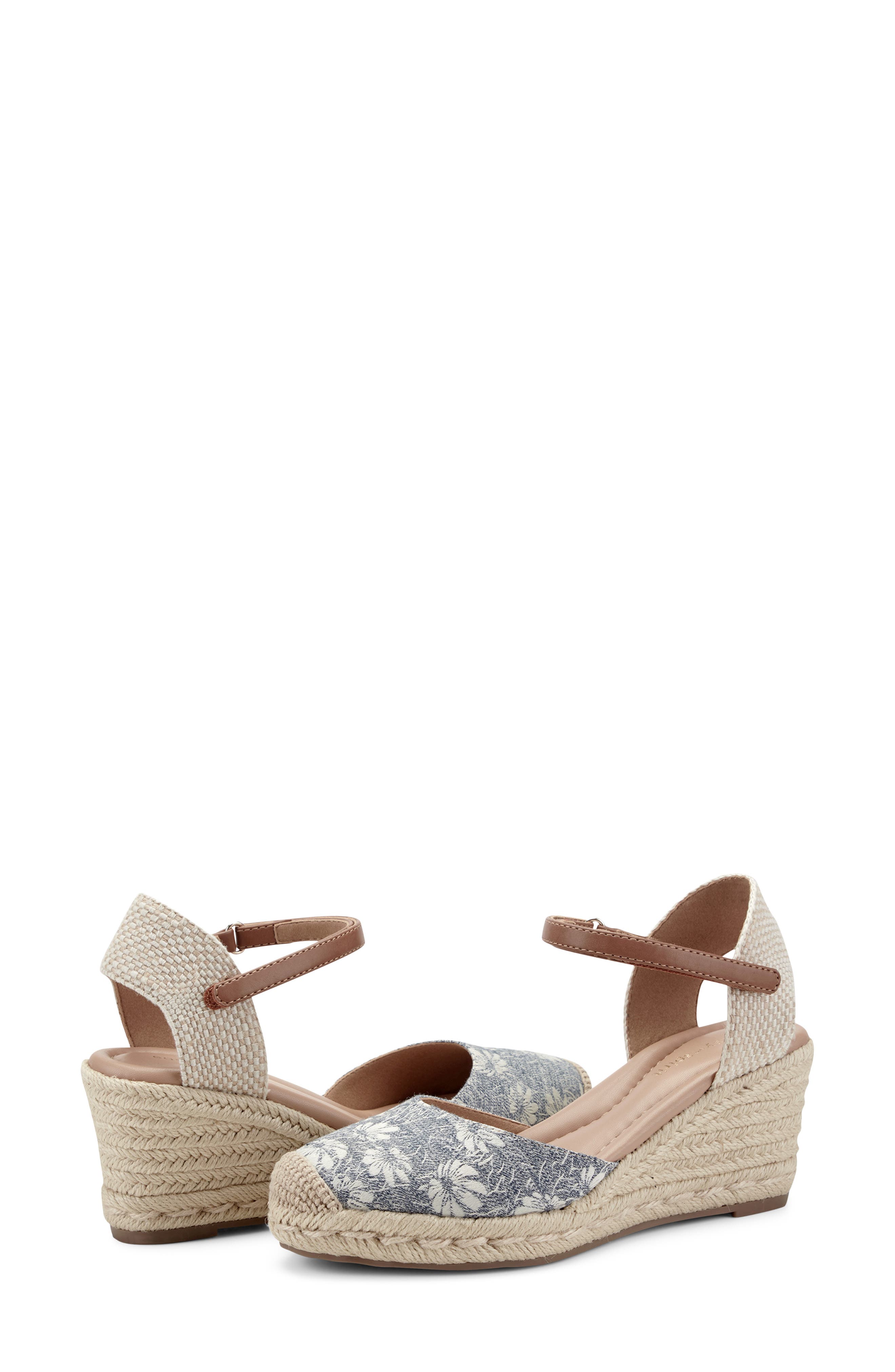 Makaylie Espadrille Wedge Sandal, Alternate, color, DARK BLUE