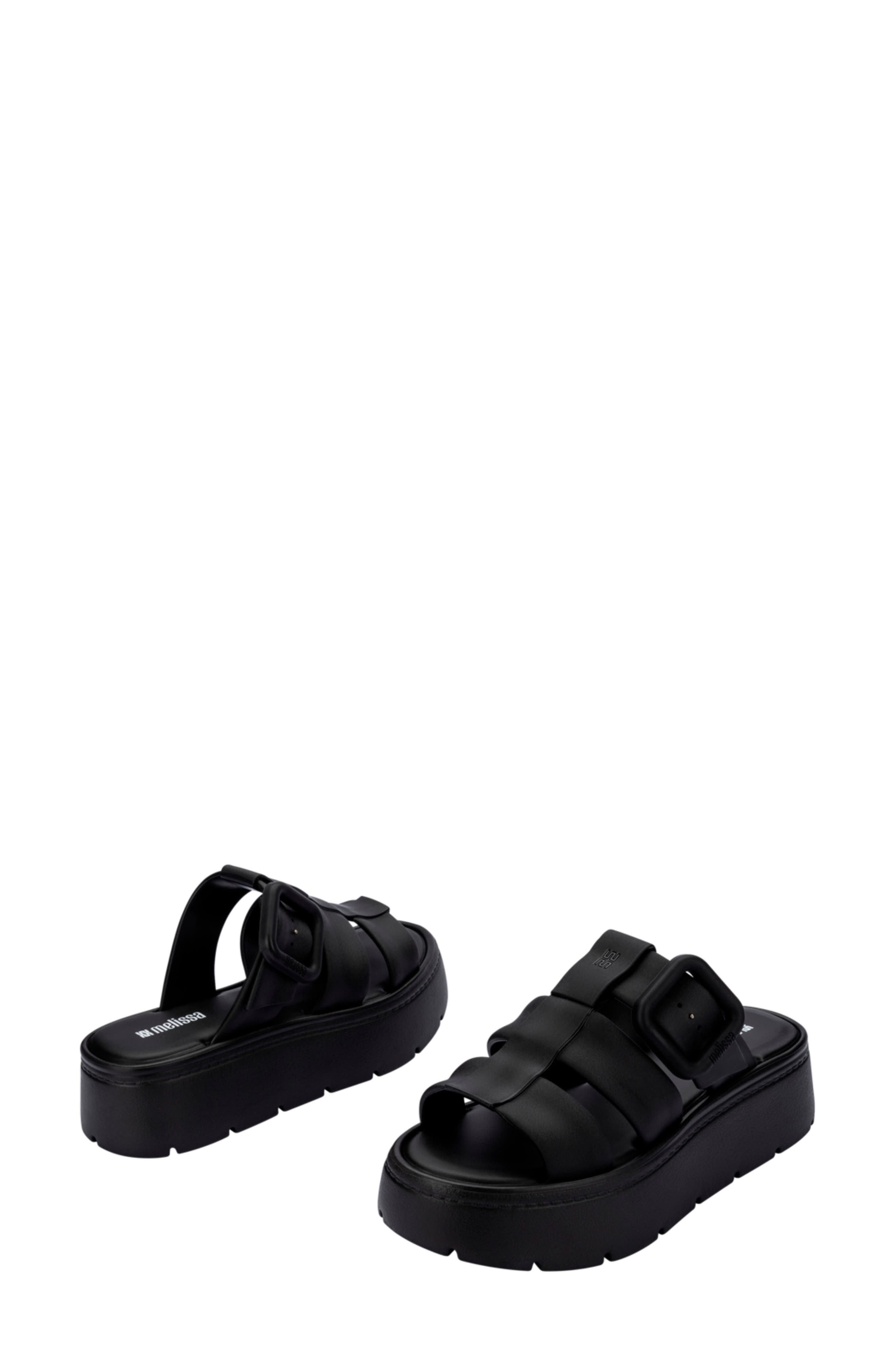 Melissa Pump Platform Sandal, Alternate, color, Black