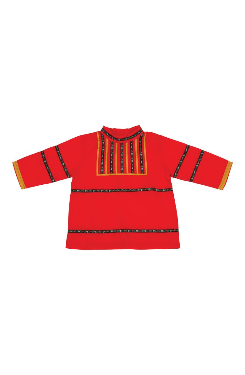 Kaplan Early Learning Company Festive Russian Kosovorotka Boy Garment, Main, color, Red