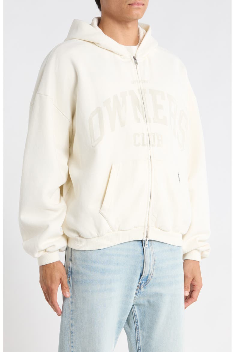 Owners Club Zip Hoodie, Alternate, color, CHALK
