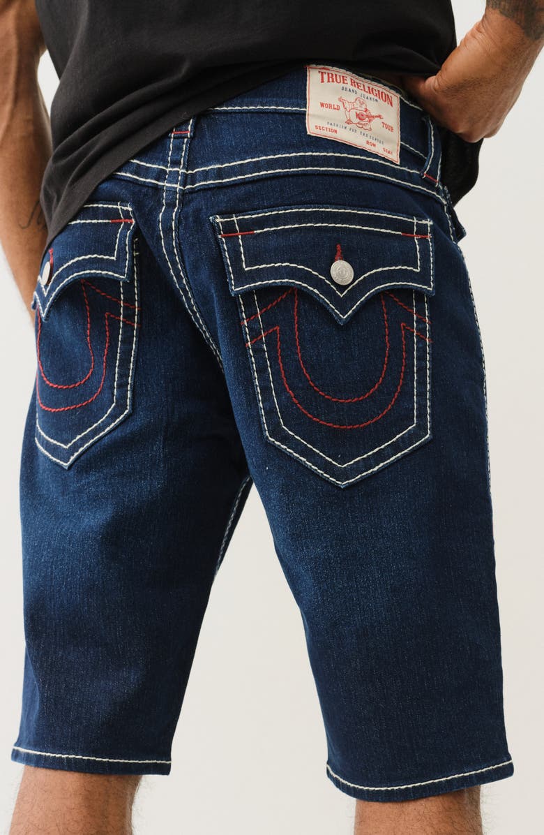 True Religion Ricky Big T Denim Shorts, Alternate, color, 