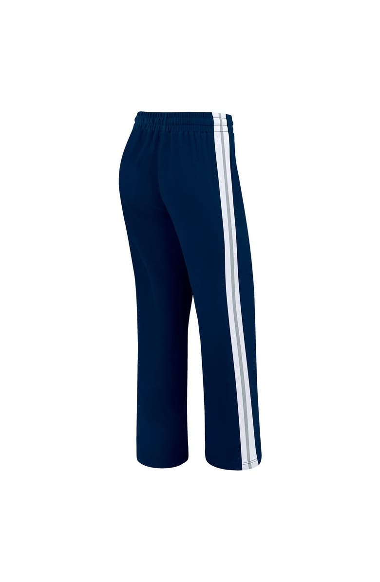 WEAR by Erin Andrews Women's WEAR by Erin Andrews Navy Dallas Cowboys Color-Block Straight Leg Pants, Alternate, color, Navy