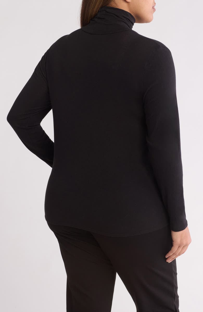 Eileen Fisher Long Sleeve Turtleneck Top, Alternate, color, 
