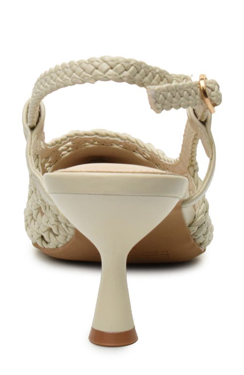 NICOLE MILLER NICOLE MILLER KNOTTY BRAIDED SLINGBACK PUMP