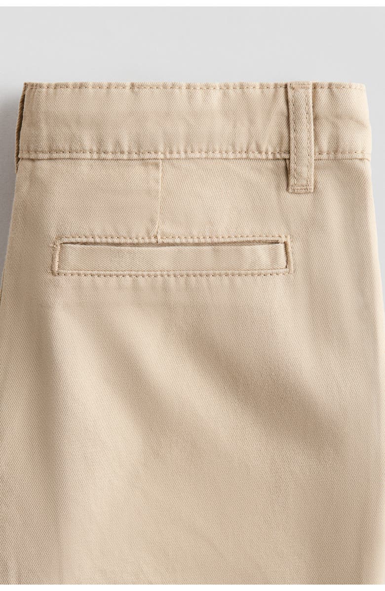 H&M Loose-fit Twill Chinos, Alternate, color, Beige