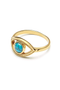 selected Gold / Turquoise