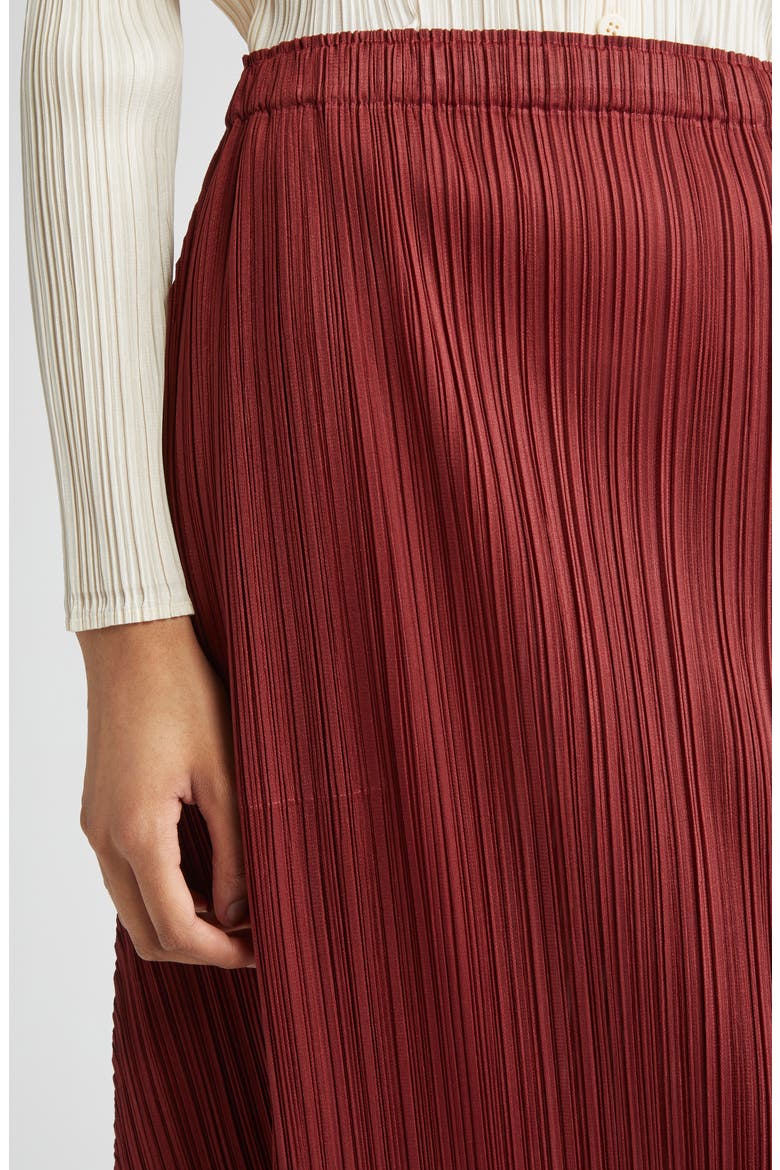 Monthly Colors October Pleated Midi Skirt (Women) | Nordstrom