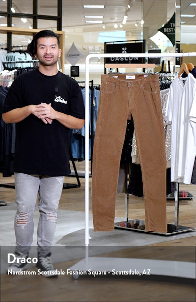 Chuck Modern Fit Stretch Corduroy 5-Pocket Pants, sales video thumbnail