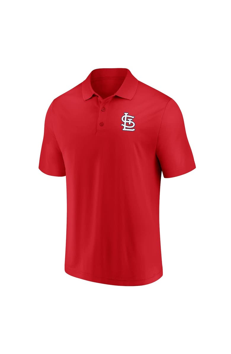 FANATICS Men's Fanatics Red St. Louis Cardinals Primary Logo Polo, Alternate, color, Red
