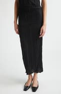 TOTEME Crinkled Knit Skirt