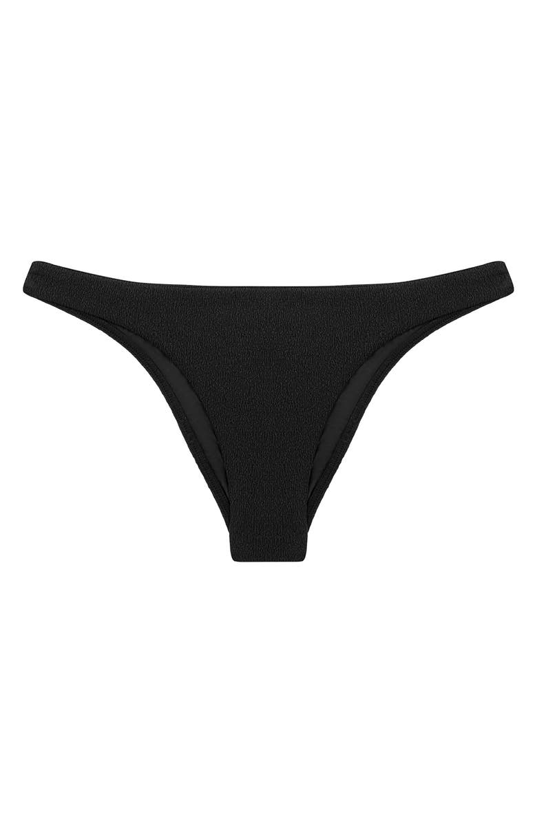 ViX Paula Hermanny Firenze Bikini Bottoms, Alternate, color, Black