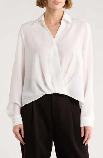 Gemma + Jane Crossover Long Sleeve High-Low Top