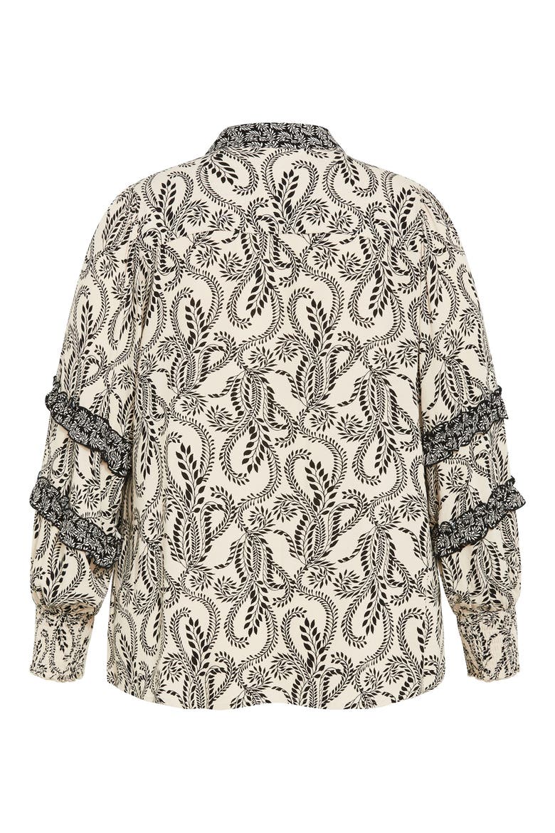Lylah Mixed Print Long Sleeve Button-Up Shirt, Alternate, color, PRINT