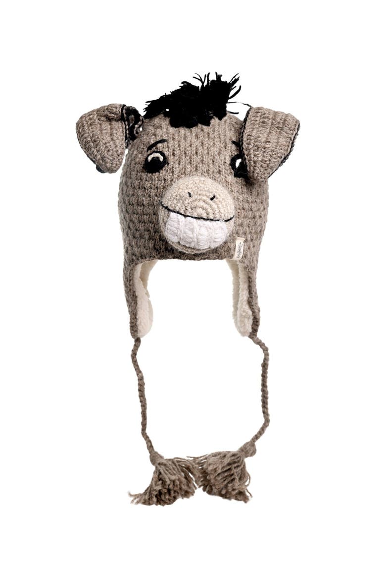 Donkey Hat, Alternate, color, Brown