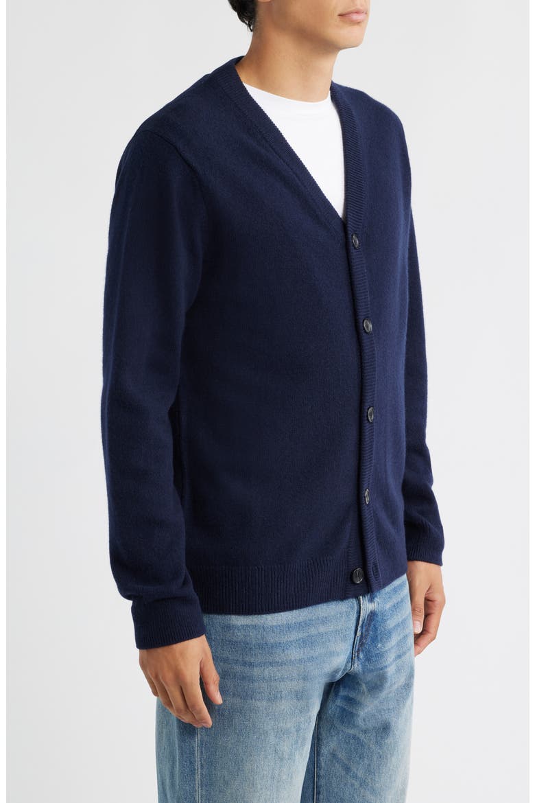 Merino Wool Cardigan, Alternate, color, VERY DARK NAVY