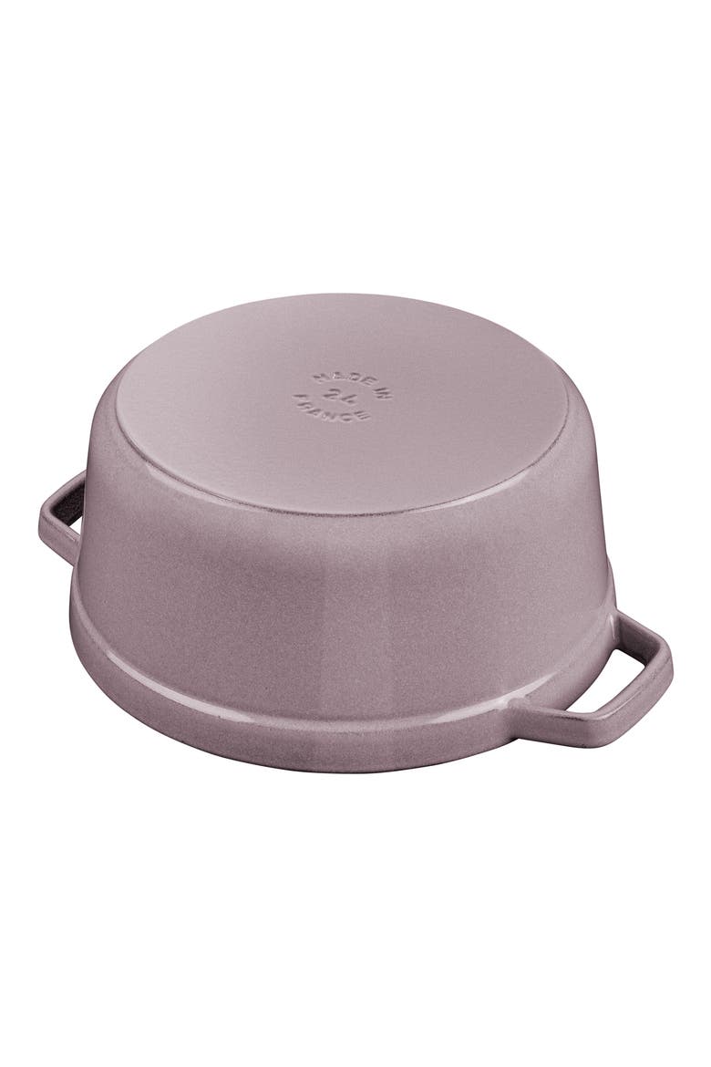 4-Quart Enameled Cast Iron Dutch Oven, Alternate, color, LILAC