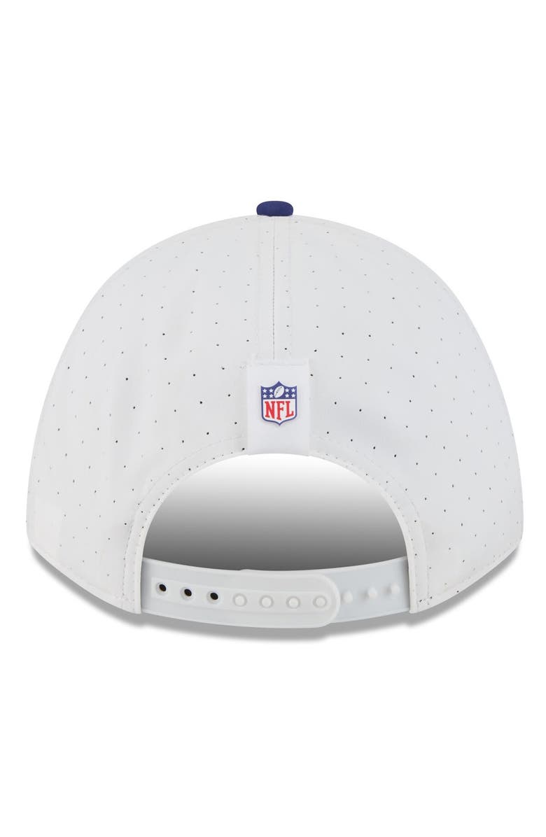 New Era Men's New Era  White/Navy 2025 NFL Training Camp A-Frame 9FORTY Adjustable Hat, Alternate, color, 