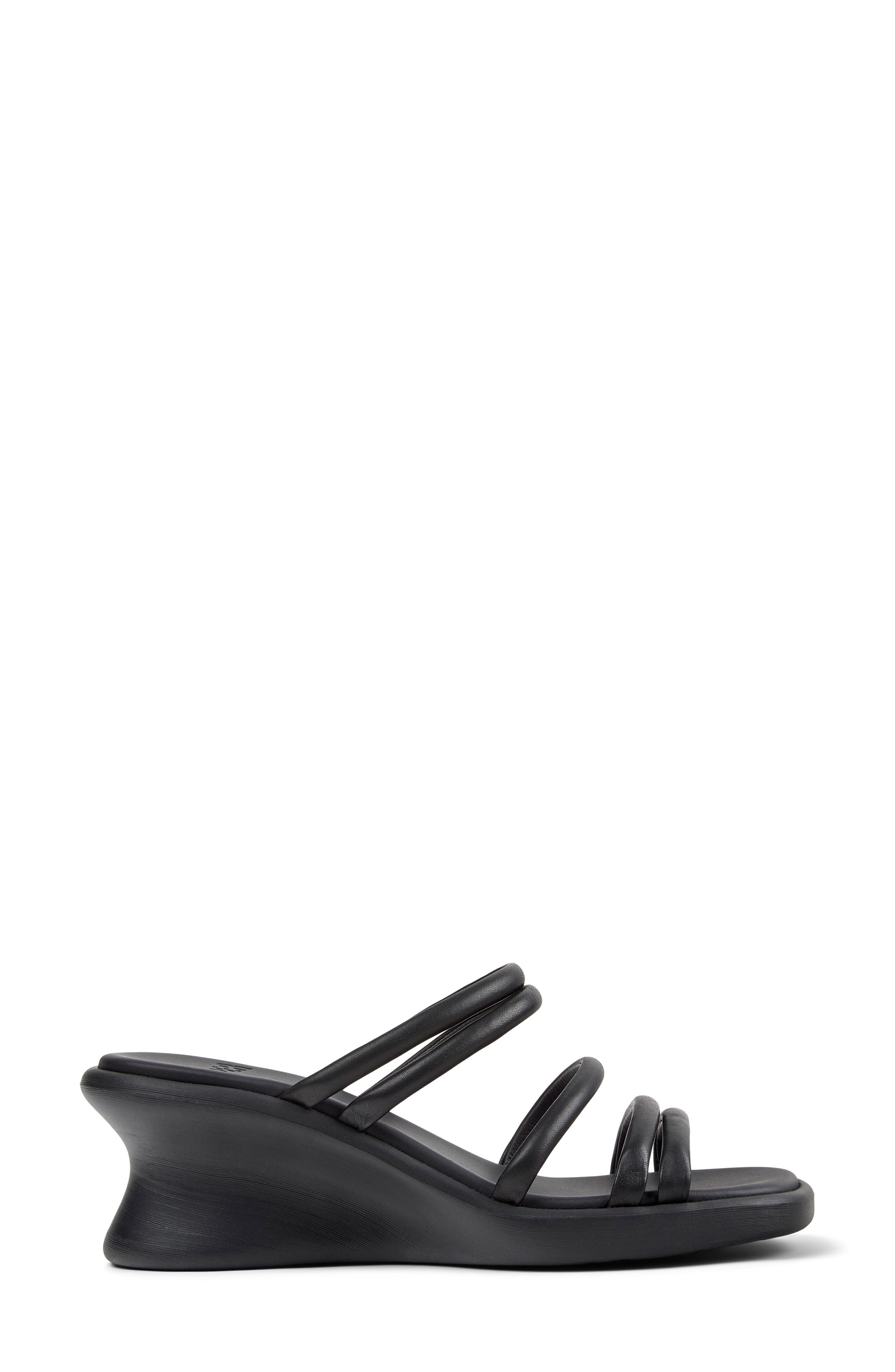 Camper Louise Wedge Sandal, Alternate, color, Black