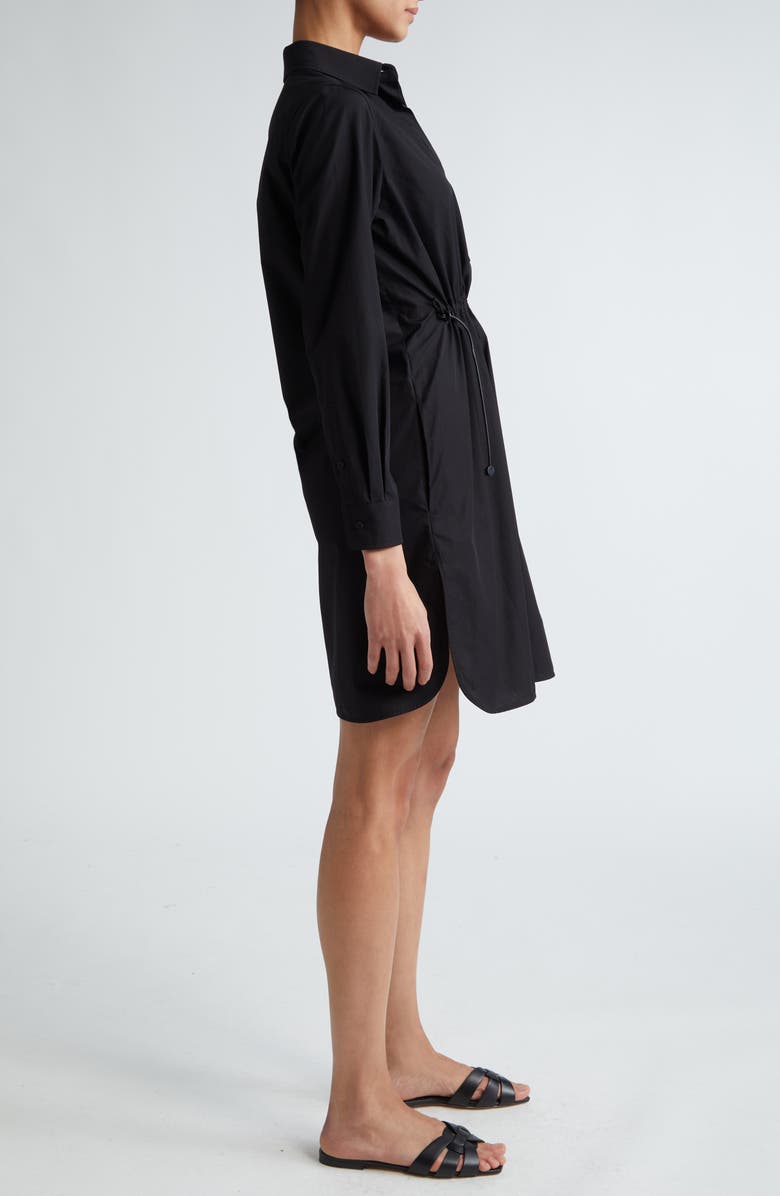 Max Mara Gathered Poplin Shirtdress, Alternate, color,