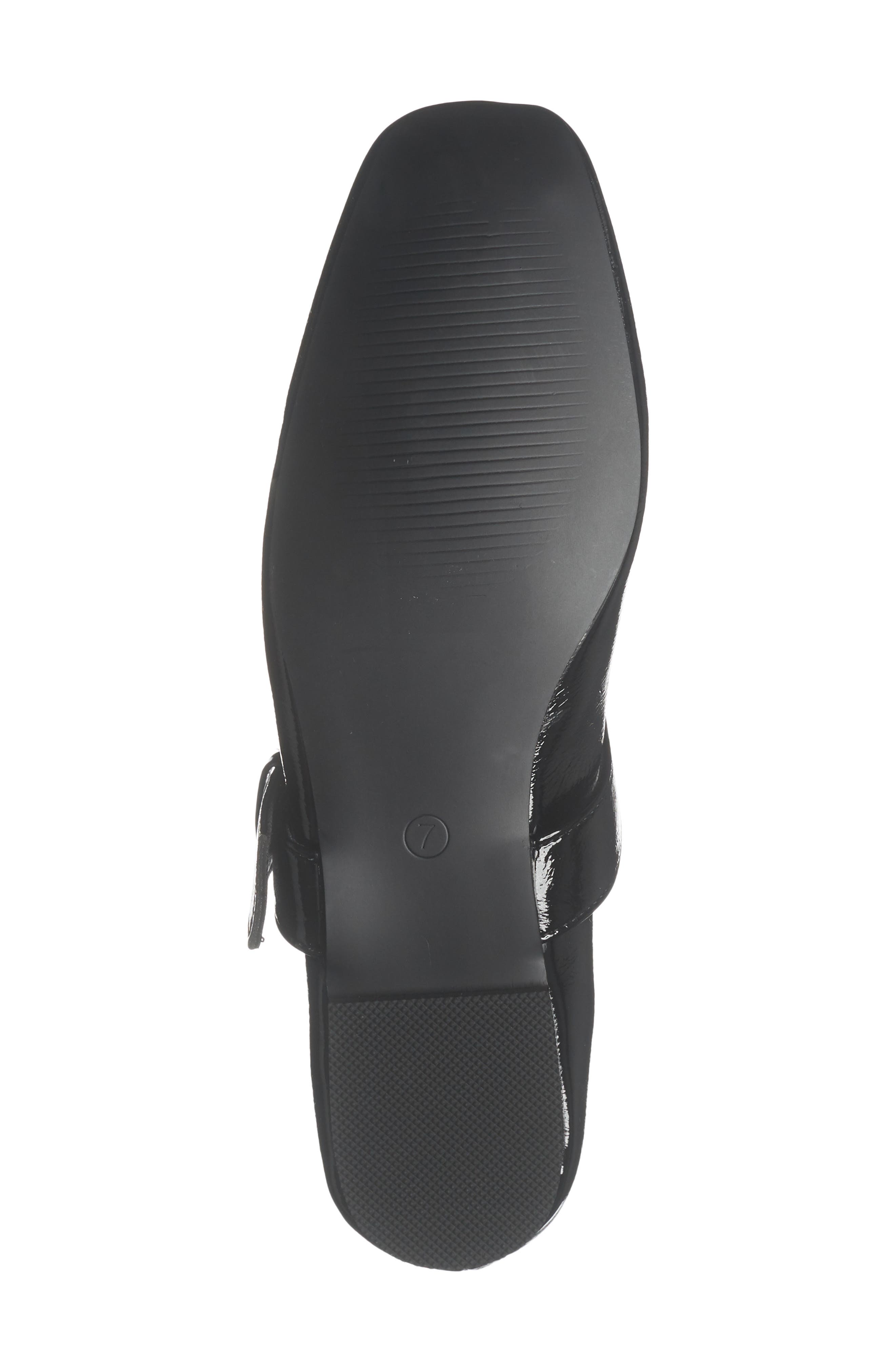 Billini Faris Mary Jane Flat, Alternate, color, Black Crinkle Patent
