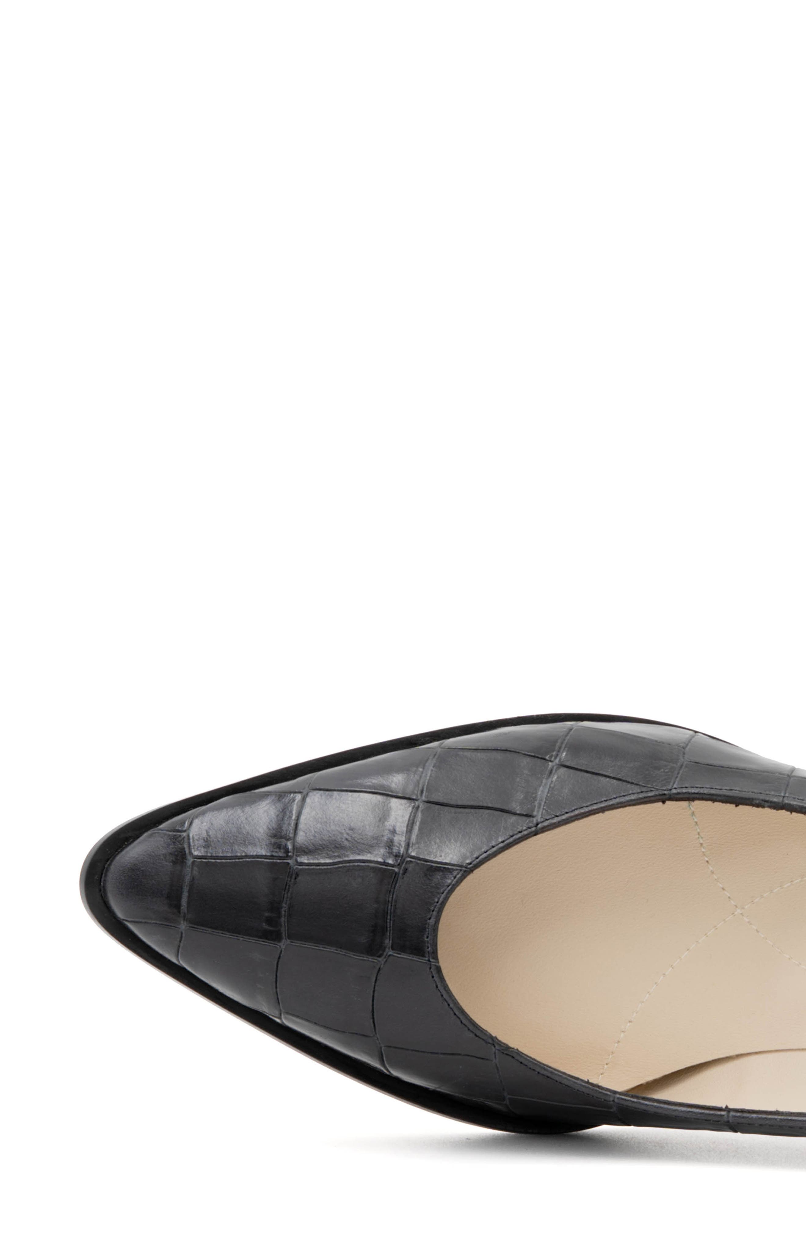 Amalfi by Rangoni Persiana Pointed Toe Pump, Alternate, color, Nero Cocco Bengala