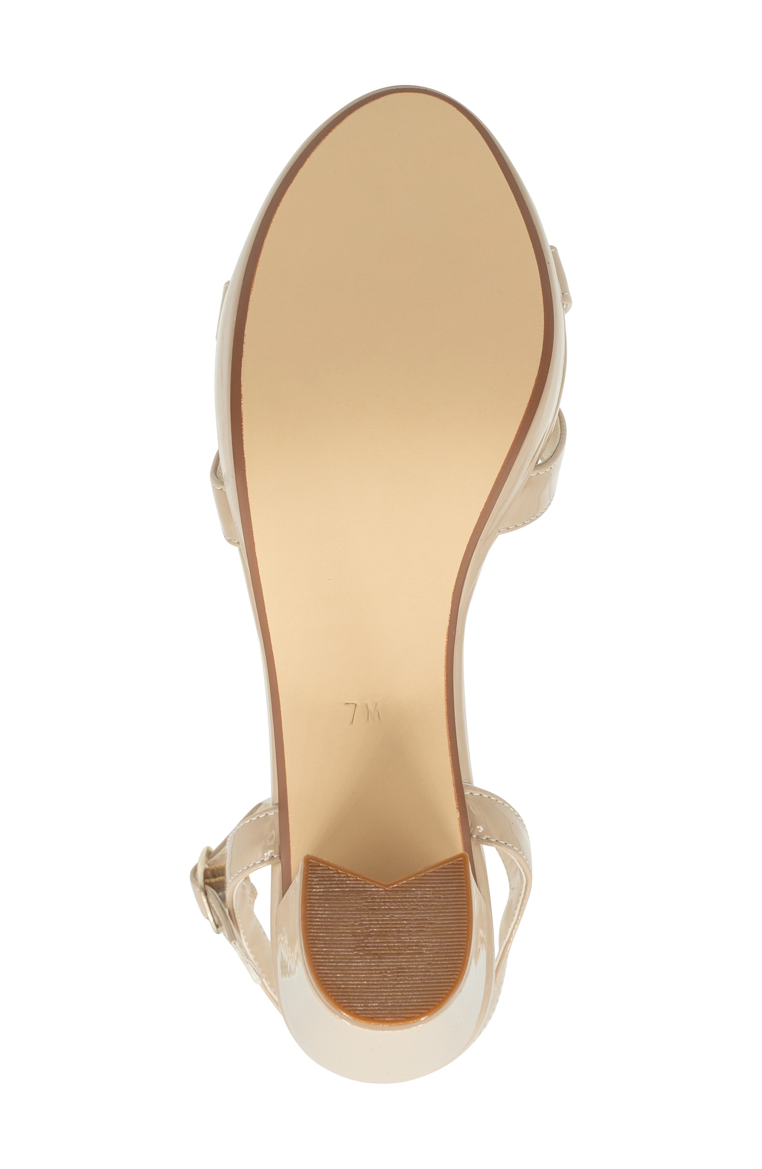 Harmon Platform Sandal, Alternate, color, BEIGE